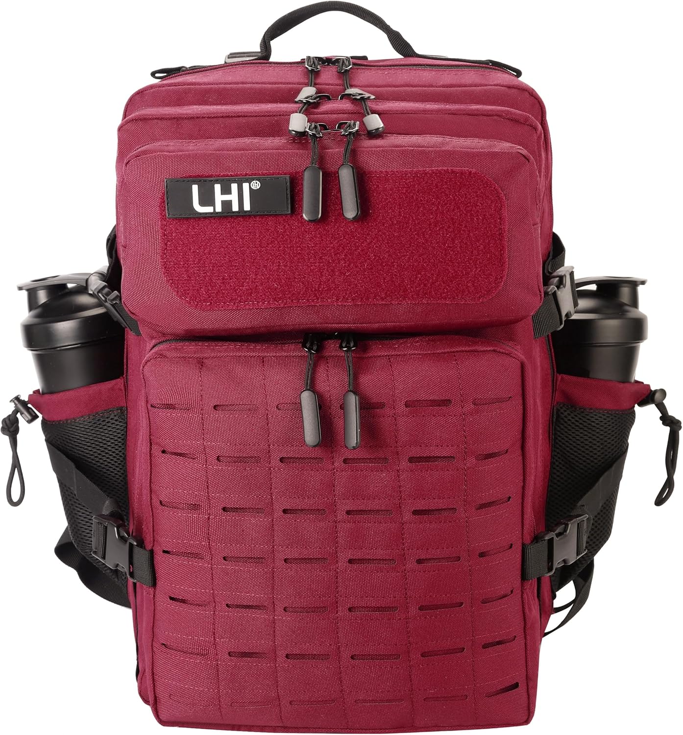 LHI Tactical Military Backpack for Men 25L/45L Large Molle Army Assault Pack 3 Day Hiking Rucksack With Bottle Holder