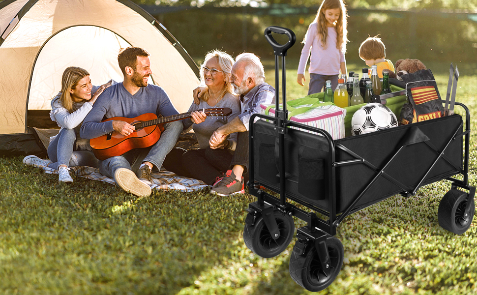 Amazon.com : HYZSWGC Collapsible Outdoor Utility Wagon Folding