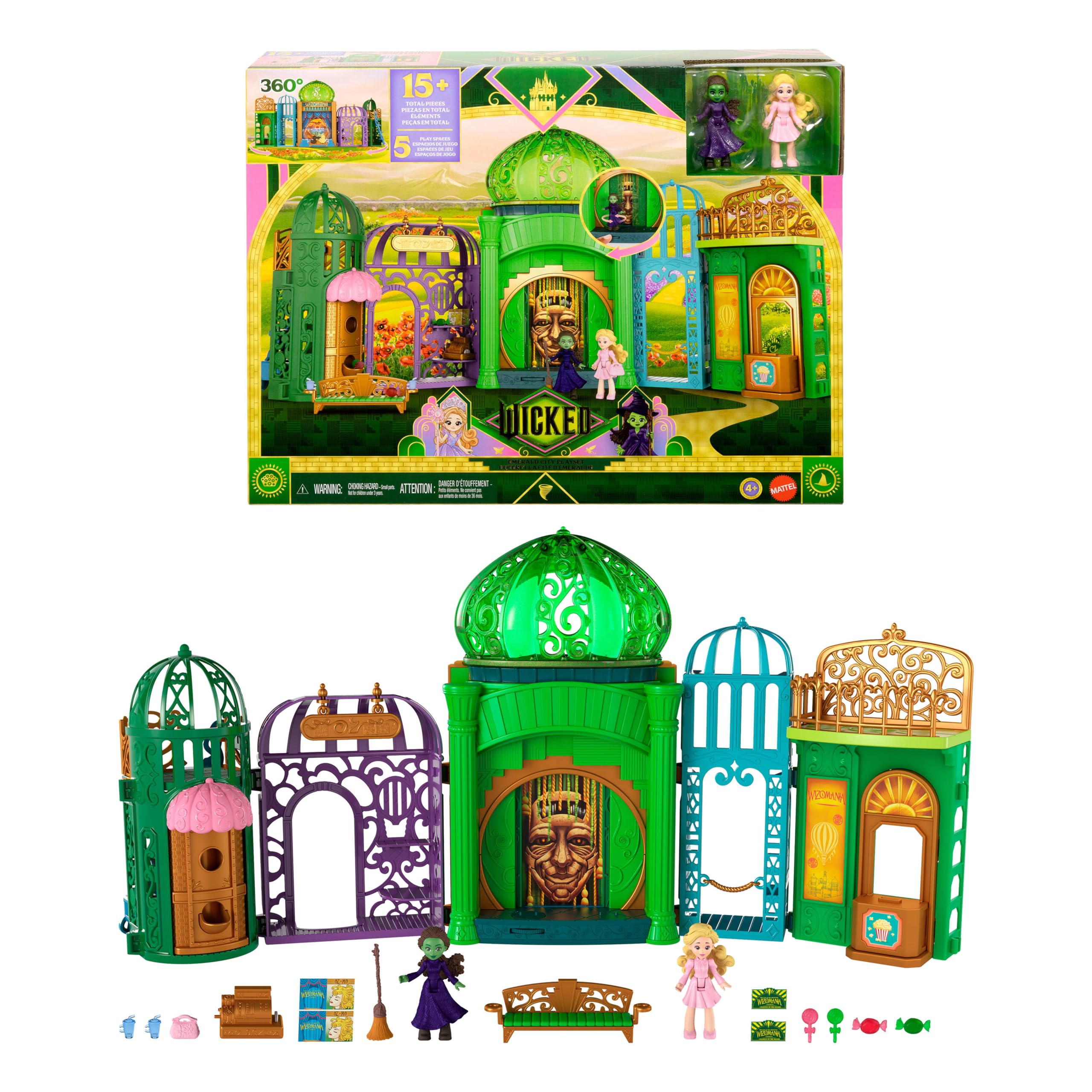 Mattel Universal Pictures’ Wicked Emerald City Playset