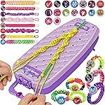 Friendship Bracelet Making Kit for Girls,DIY Arts and Crafts Toys,Jewelry String Maker Kit,The Best Birthday Gifts Ideas for Girls 6 7 8 9 10 11 12+ Years OldDouble Purple