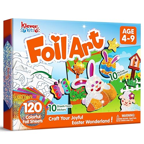 Klever Kits Easter Foil Art Kit for Kids - Arts