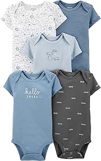 Kit Body Carter's Manga Curta Masculino Animais