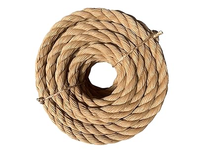 ATERET Twisted 3-Strand Tan Polypropylene Rope Monofilament I 1