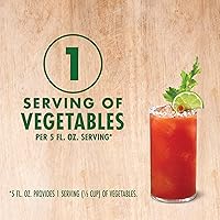 Vista 3 de V8 Bloody Mary Mix, jugo de verduras para cócteles Bloody Mary, botella de 46 onzas líquidas