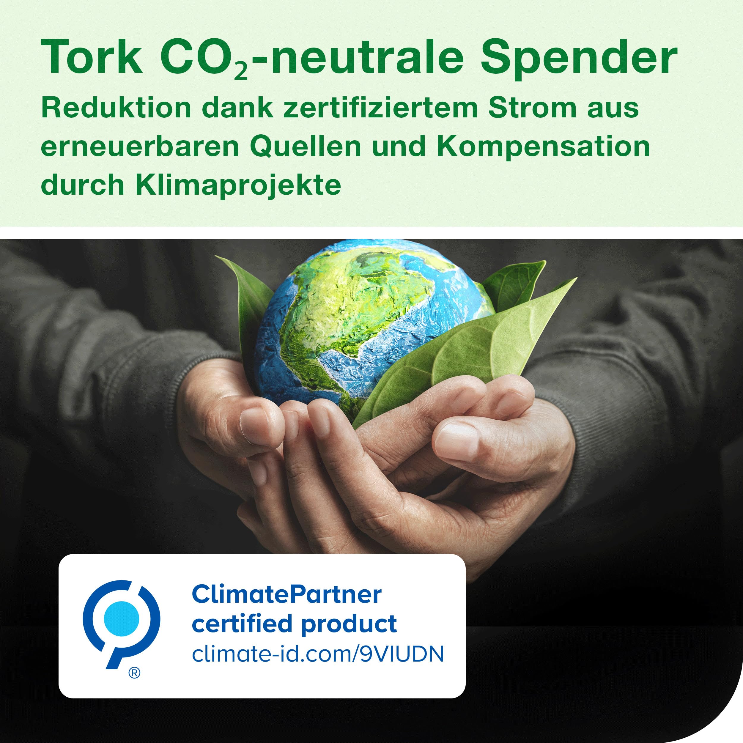 Tork PeakServe Mini-Spender für Endlos Papierhandtücher in Weiß H5 Hohe Kapazität Elevation-Design 552550