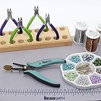 Vista 4 de The Beadsmith Alicates perforadores de metal, con protector de calibre, tamaño de orificio de remache de 0.059 in en hoja de hasta calibre 22