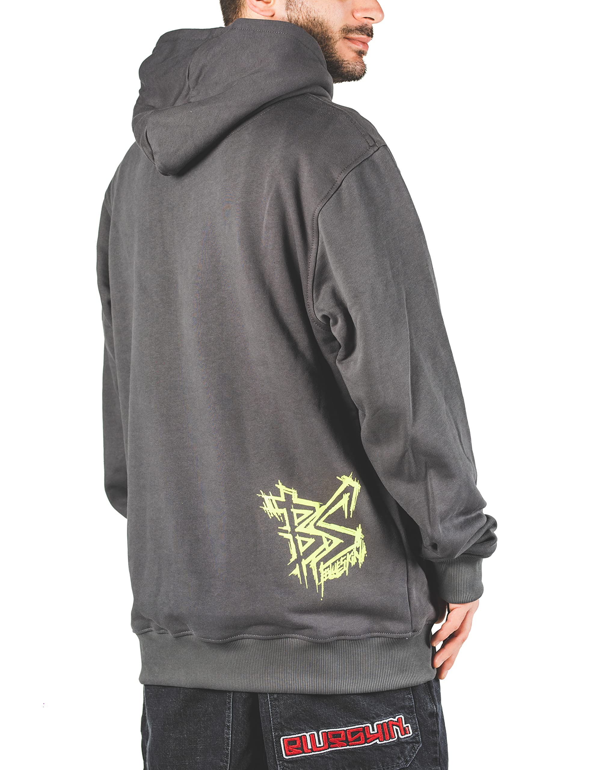 Felpa Cappuccio Baggy aracno Skate Hip Hop