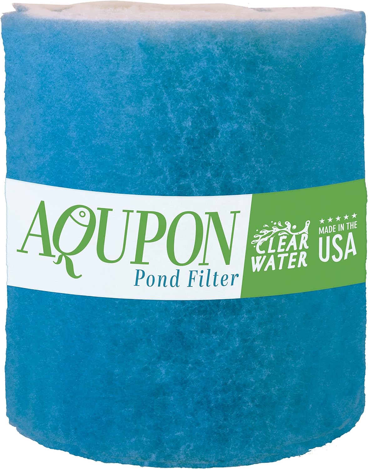 Koi Pond Filter Media Pad - Cut to Fit Roll (Dye-Free/Blue Bonded) - 1.25 Inch Thickness (12 ft, Blue)