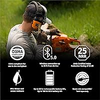 Vista 6 de ISOtunes LINK Bluetooth Earmuff – Ear Protection Headphones for Work, Mowing, & Construction, 25 NRR OSHA Approved Headphones