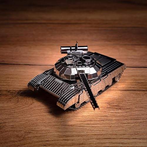 Miniatura 6 de METAL TIME Bulat T-64, rompecabezas 3D para adultos o adolescentes, kit de modelo de rompecabezas de metal, rompecabezas de metal 3D, rompecabezas