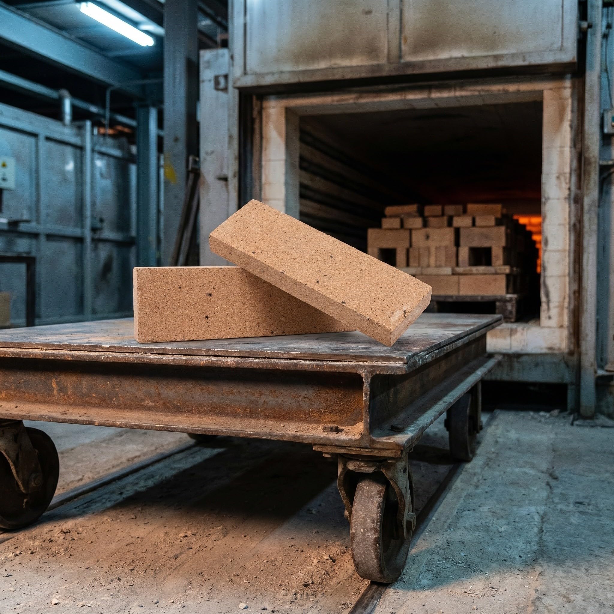 Ciieeo Mattoni Refrattari 2 Pezzi Resistenti alle Alte Temperature in Argilla Facili da Installare per Stufa e Cucina per Ambienti Industriali e Domestici