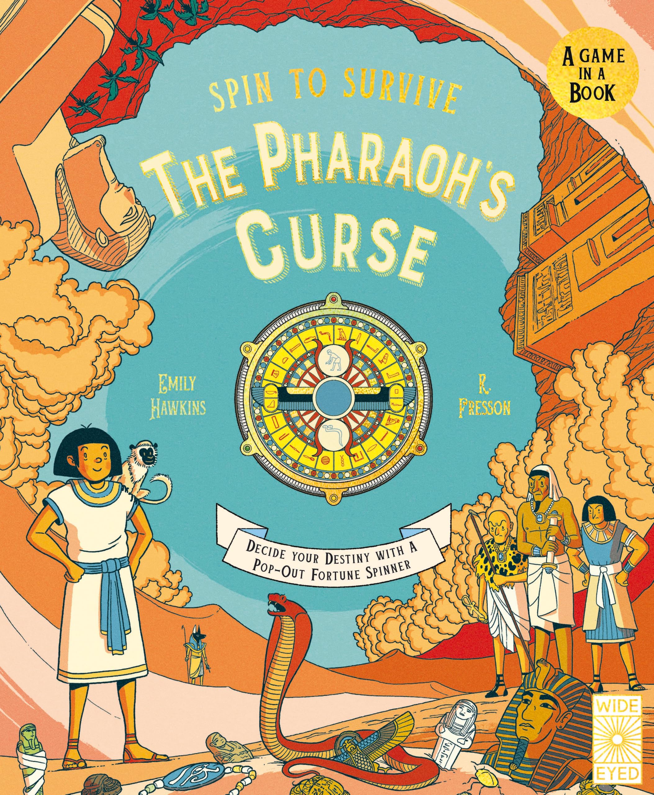 Spin to Survive: The Pharaoh's Curse: Decide Your Destiny with a Pop-Out Fortune Spinner (5)