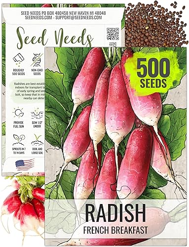 Miniatura 43 de Seed Needs Semillas de rábano para plantar rábanos sandía, reliquia sin OMG y sin tratar, cultiva un huerto cultivado en casa, cultivos para clima