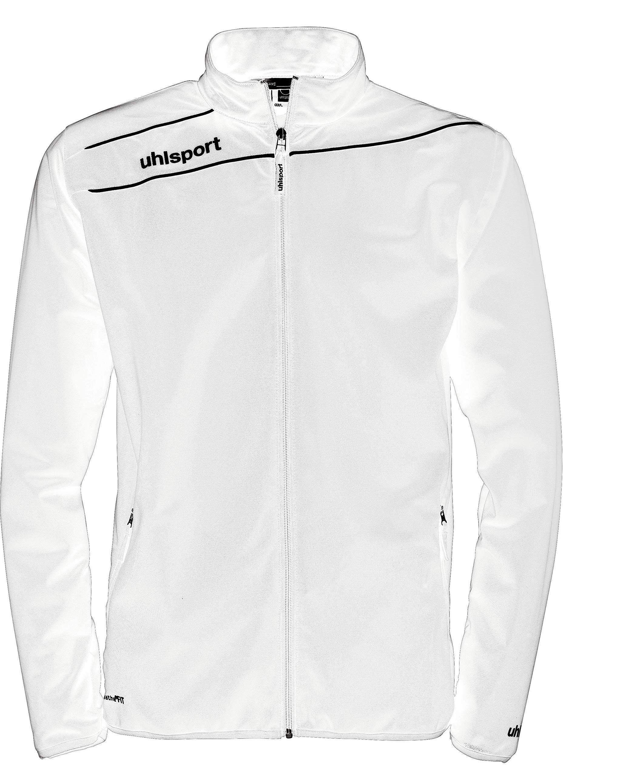 Uhlsport UHLSH Men Stream 3.0 Classic Jacket Men's Jacket - white/black, XXXS