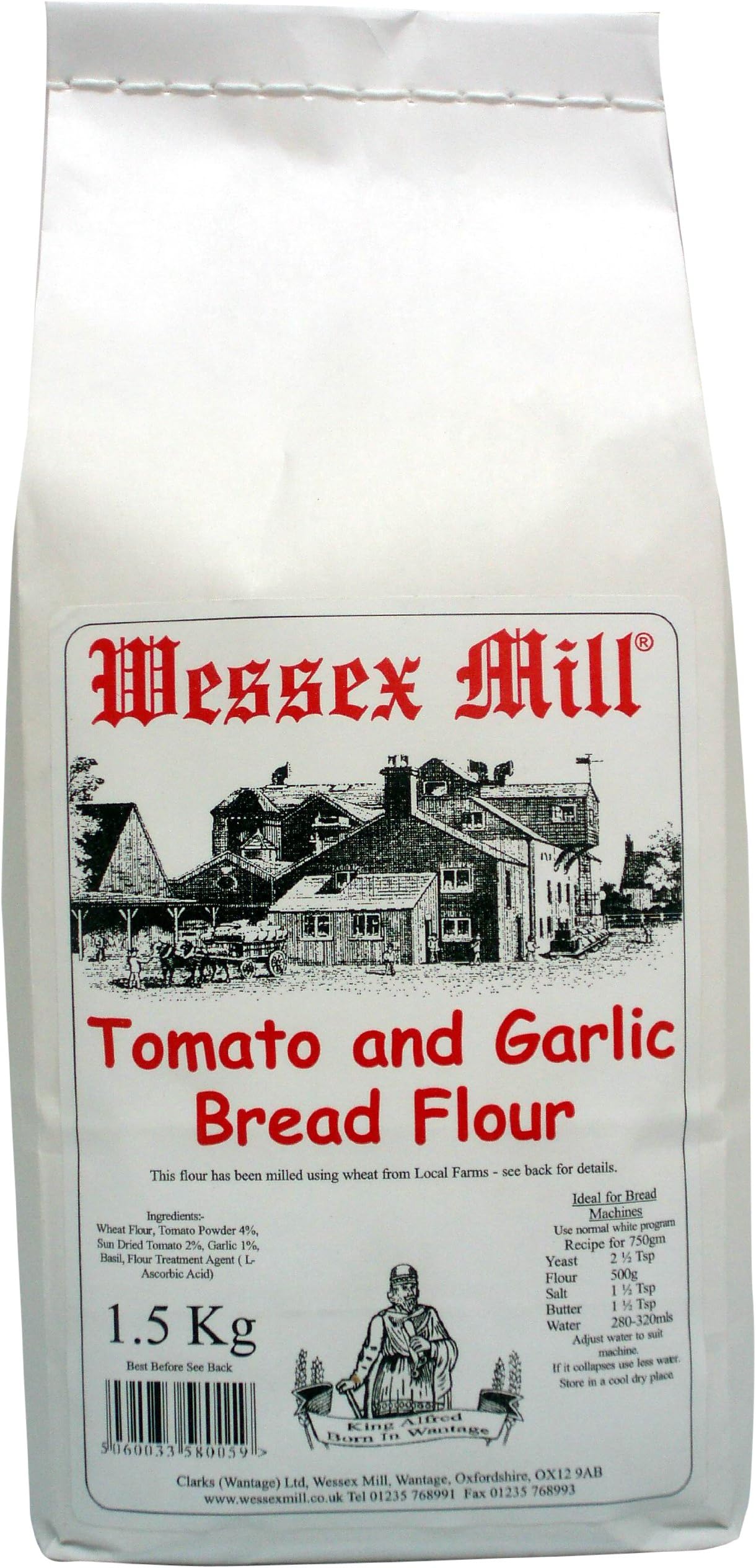 Wessex Mill Flour Tomato and Garlic Flour