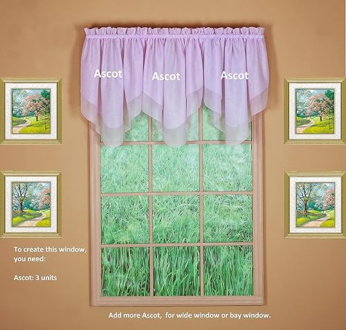 Vista 638 de Today's Curtain - Cortina Emelia de gasa original, panel de 84 pulgadas, negro, 60 pulgadas de ancho x 84 pulgadas de largo