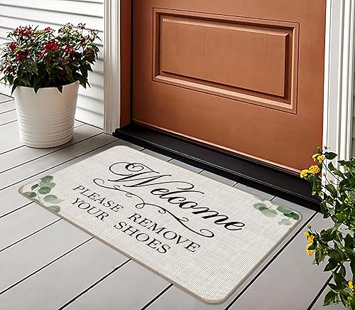 Miniatura 7 de Felpudo italiano con texto en inglés Hello Goodbye de Ciao, 17 x 30 pulgadas, decorativo para el hogar, interior, exterior, patio, entrada, entrada,