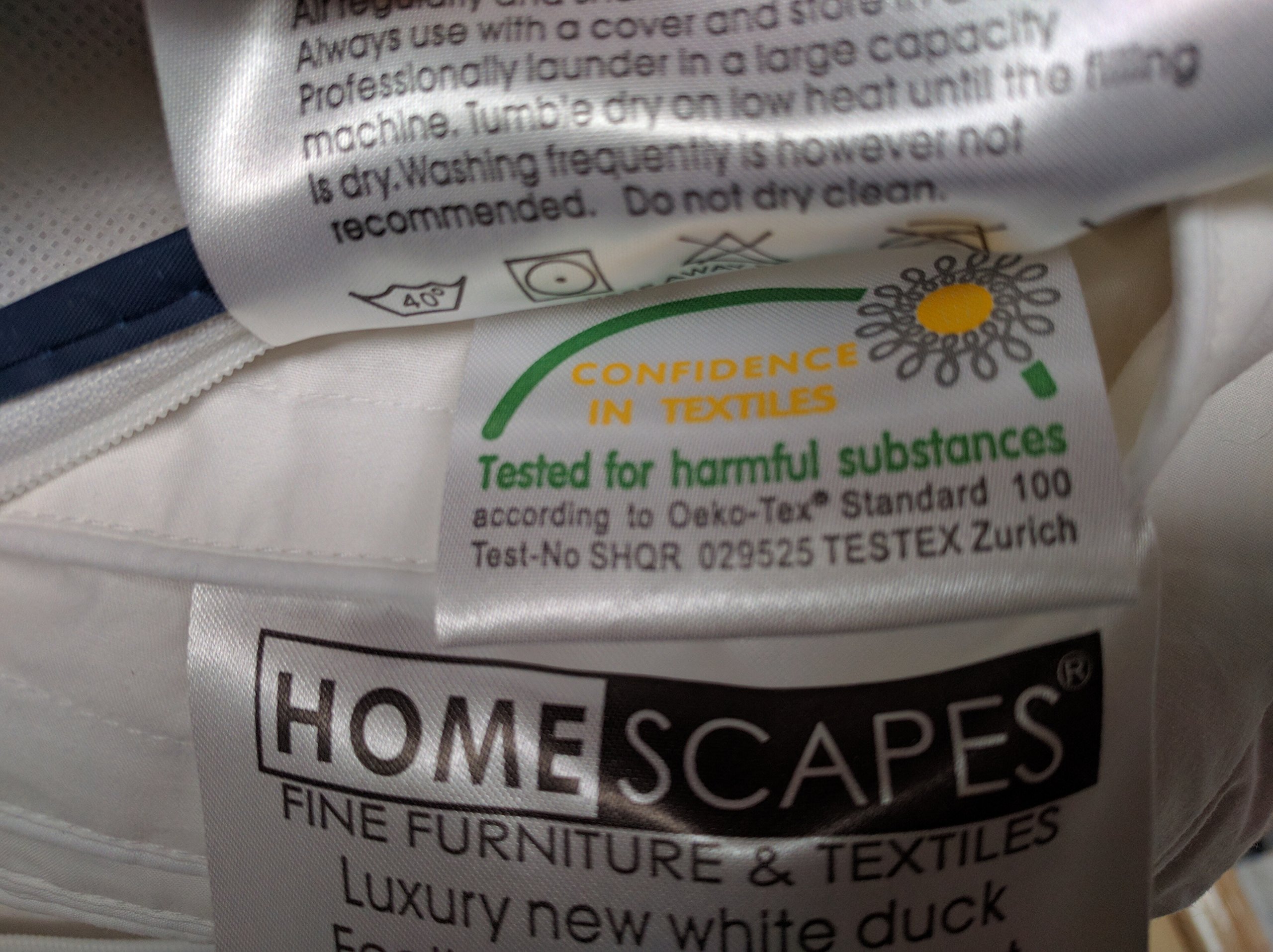 HOMESCAPES Goose Feathers & Down Kids Duvet & Pillow