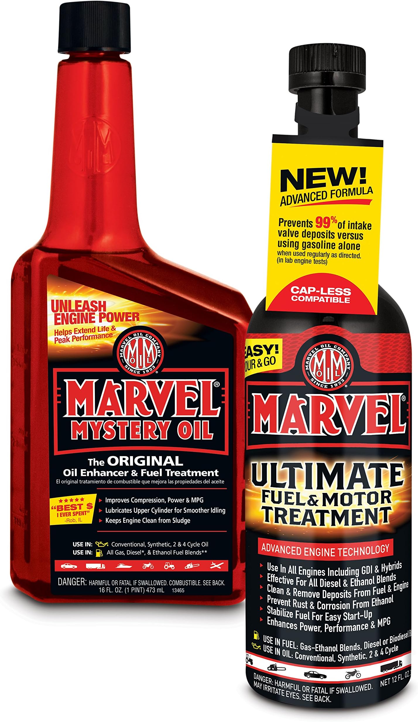 Marvel Mystery Oil 50735 Classic & Ultimate Fuel & Motor Treatment