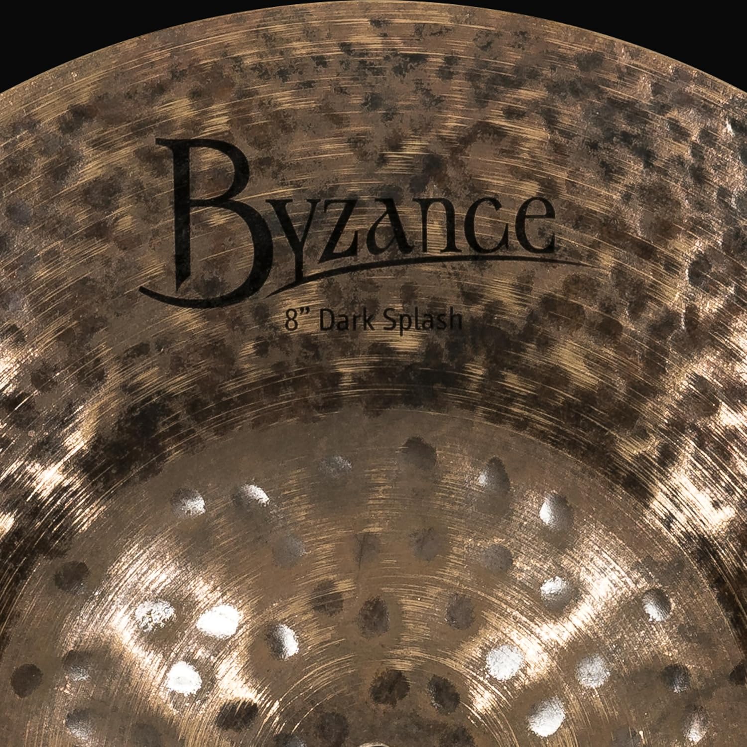 Byzance Dark 8" Splash — MADE IN TURKEY — Hand Hammered B20 Bronze, 2-YEAR WARRANTY