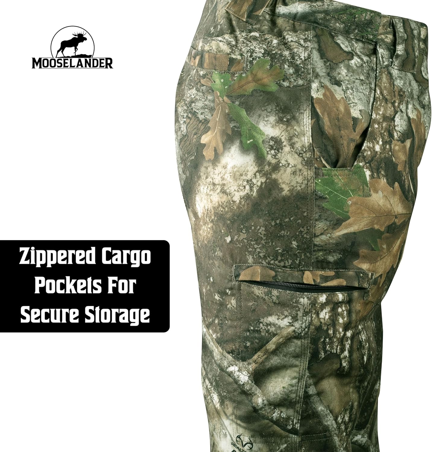 Men's Stretch Camouflage Cargo Pants – Outdoor Hiking, Hunting, Tactical Workwear, 6 Pockets, Reinforced Seat