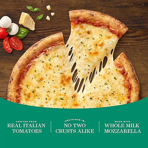 Miniatura 5 de Rao's Pizza congelada hecha para el hogar, cinco queso, corteza de horno de ladrillo, hecha con mozzarella, provolone, fontina, parmesano y romano