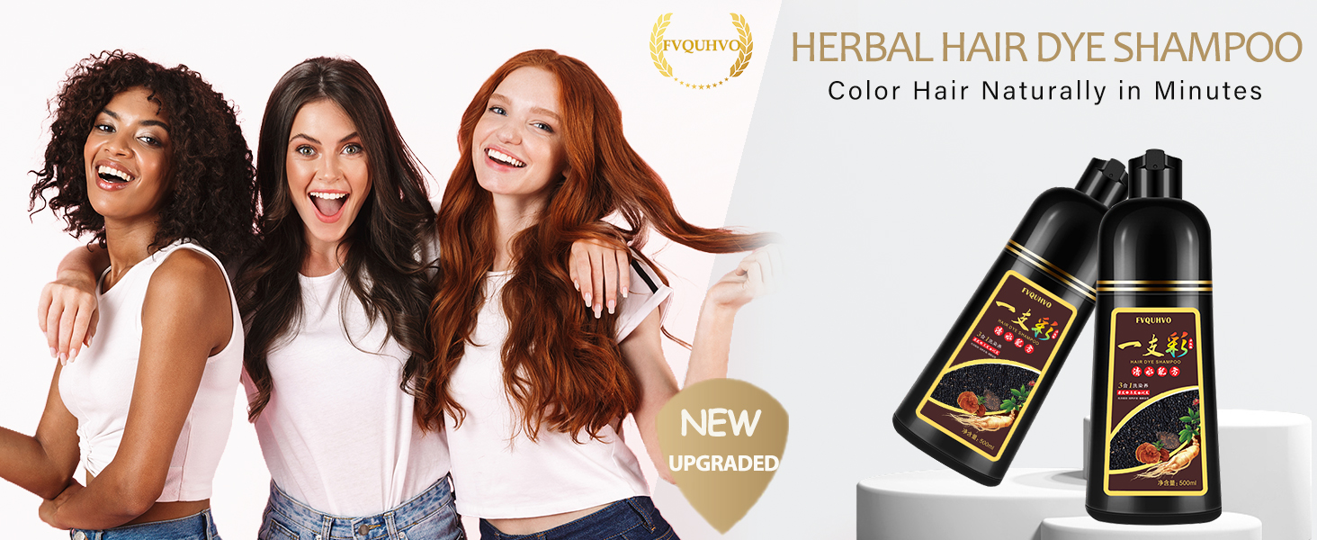 Amazon.com : Fvquhvo Red Hair Dye Shampoo, Instant Hair Color