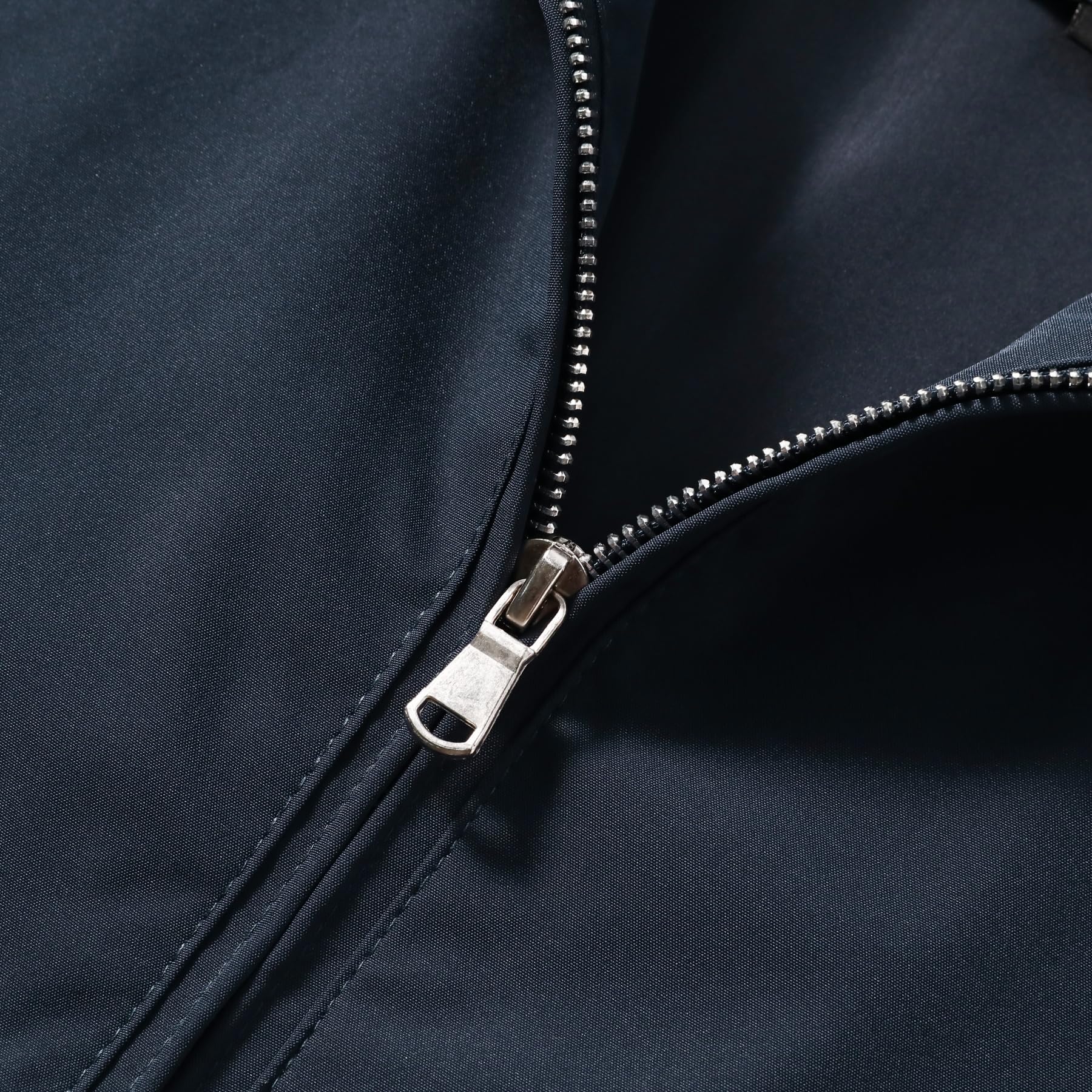 Allthemen Uomo Giubbotto Bomber Leggera Casual Giacca Collo Alto Zip Con Tasche Business Jacket Sportiva