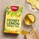 Celest Green Tea 100 Bags, Lemon & Honey Green Tea, Green Tea For Weight Loss, Vitamin C (Lemon Peel Extract) For Immunity, Catechin - Accelerates Waistline Reduction, Tea Bags gallery image