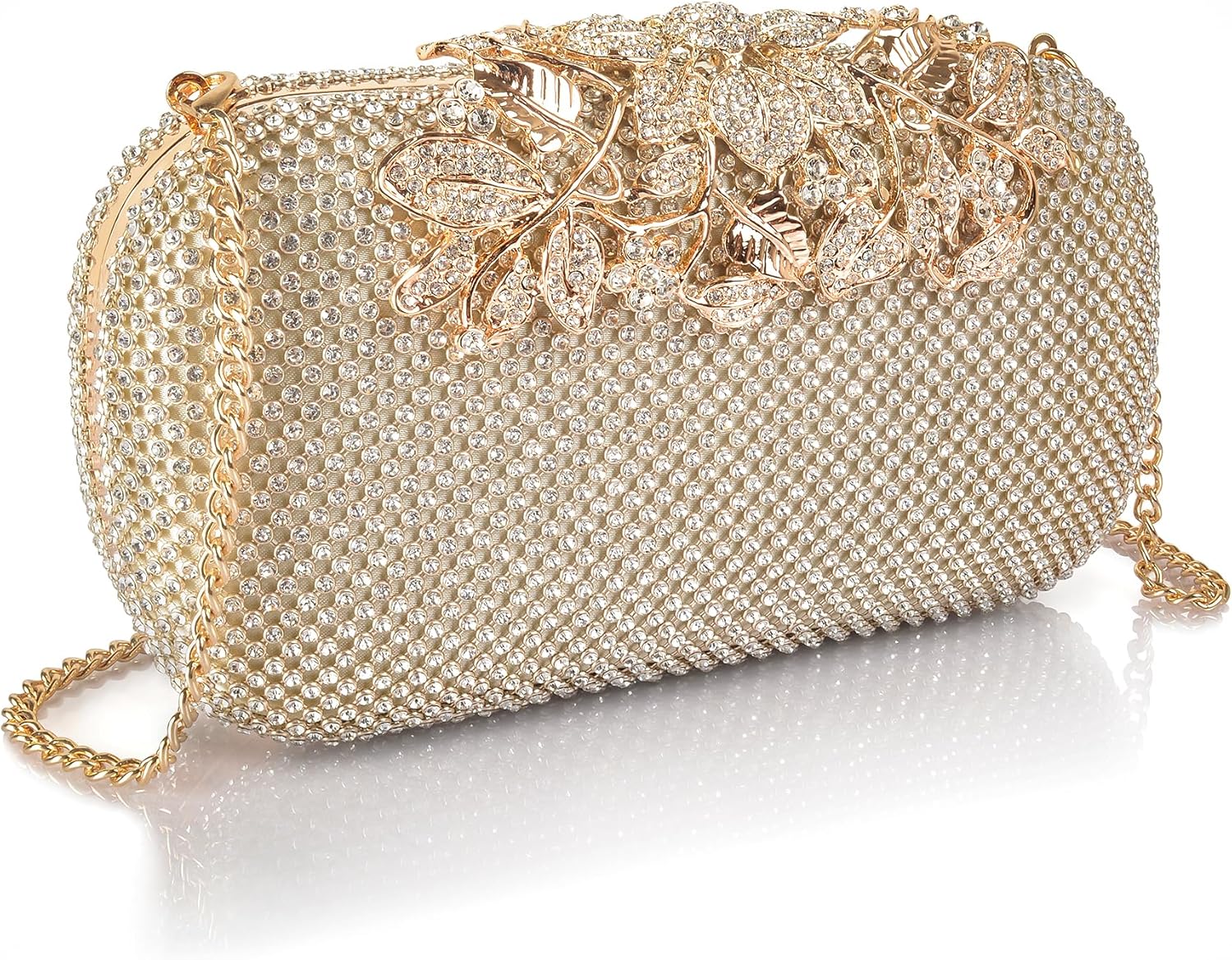 Crystal Evening Bag Rhinestone Bride and Bridesmaid Wedding Prom Party Formal Clutch Purses for Women Evening | Crystal, Rhinestone, Bride and Bridesmaid, Wedding, Prom, Party