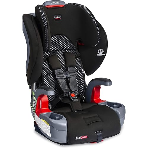 Britax Grow with You ClickTight Harness-2-Booster Car Seat, Cool Flow Gray