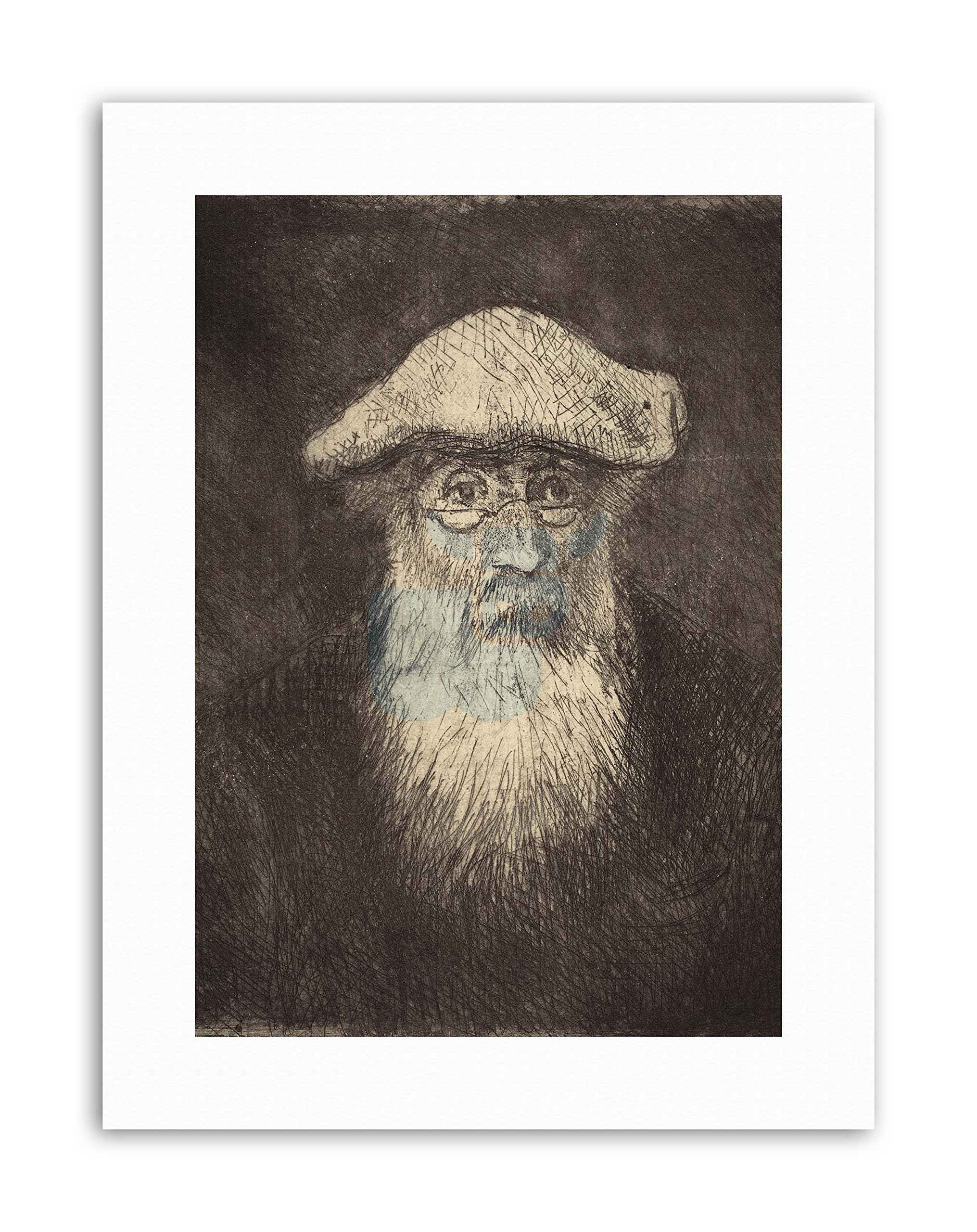 Wee Blue Coo Camille Pissarro French Self Picture Portrait Canvas Art Print
