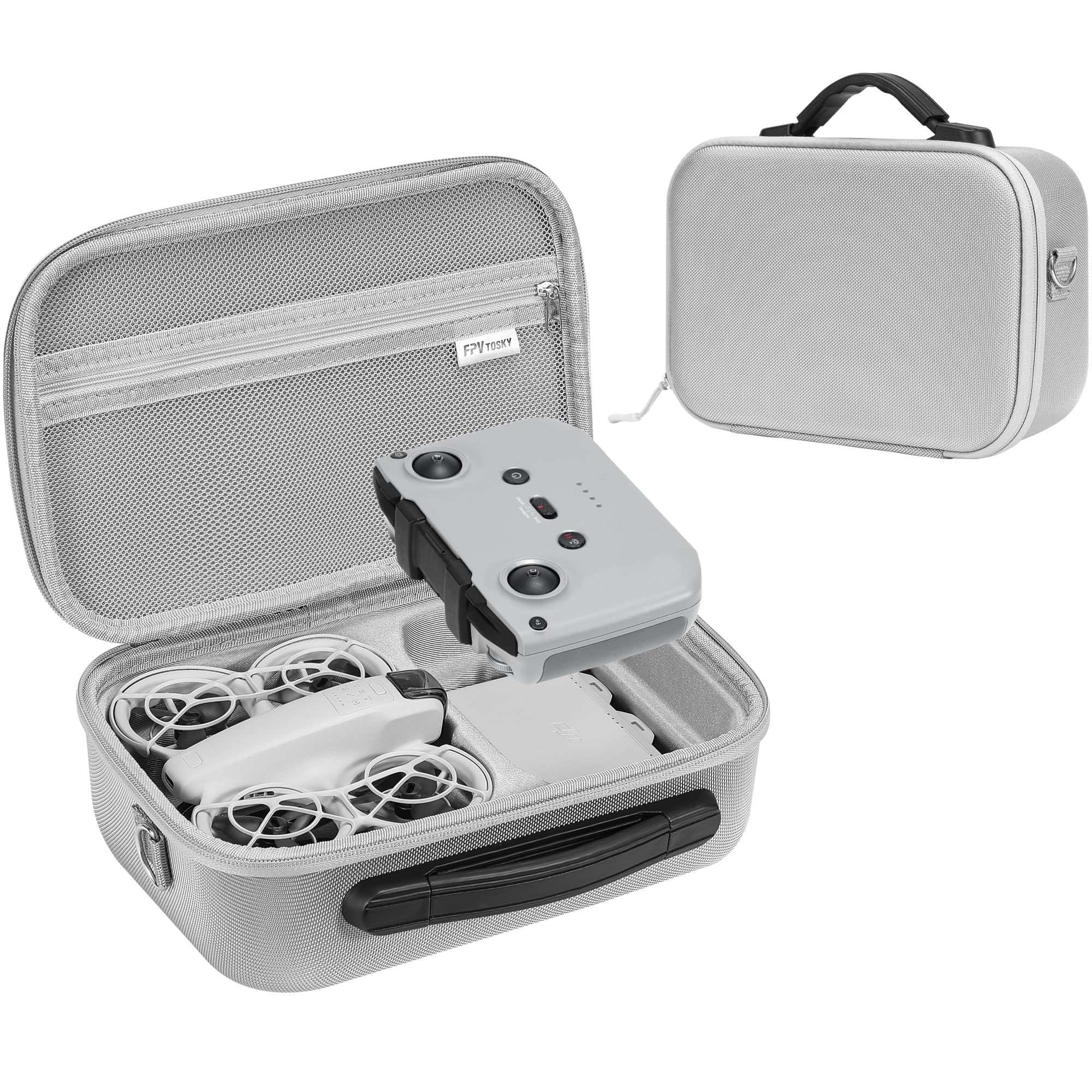 FPVtosky Custodia impermeabile per DJI Neo Drone Borsa di protezione anticaduta compatta custodia protettiva accessori protezione, bianco, Per DJI Neo Fly More Combo (bianco)