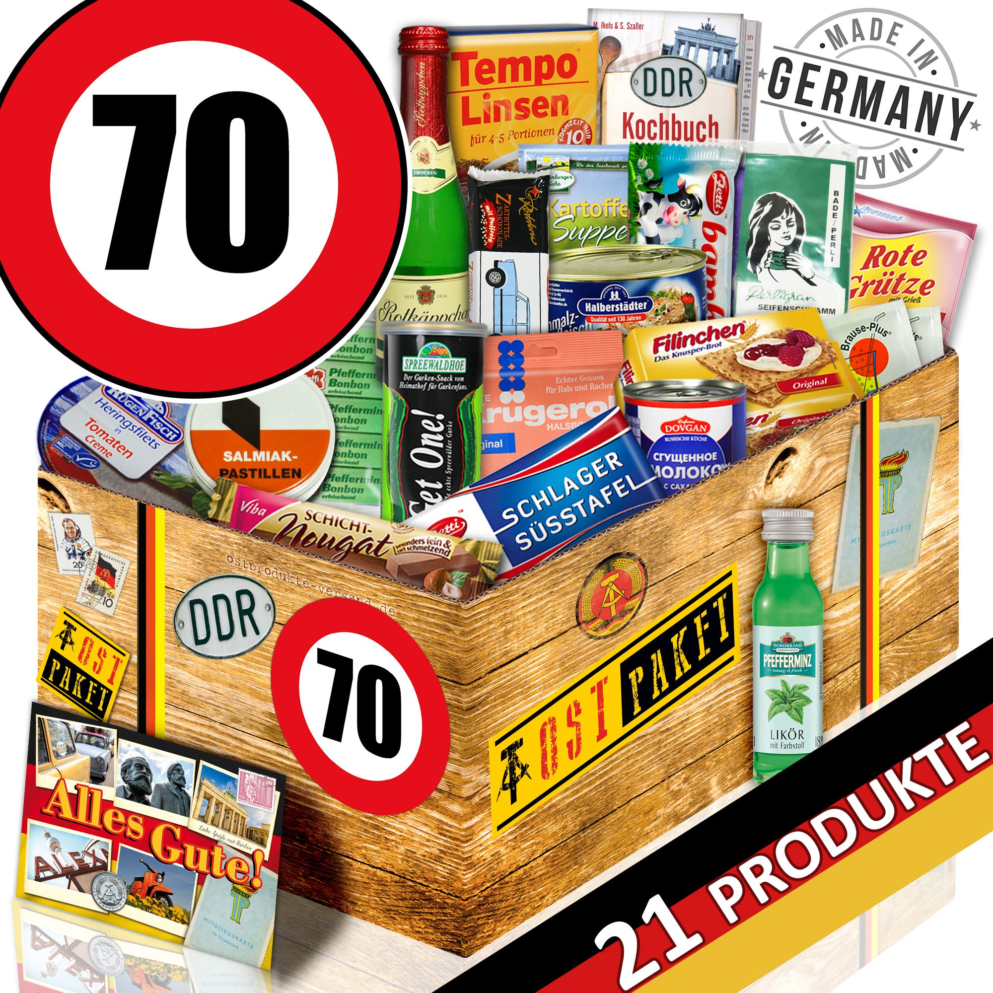 Geschenk Spezialitäten/DDR Geschenke / 70 Geburtstag/Geschenk Set Oma