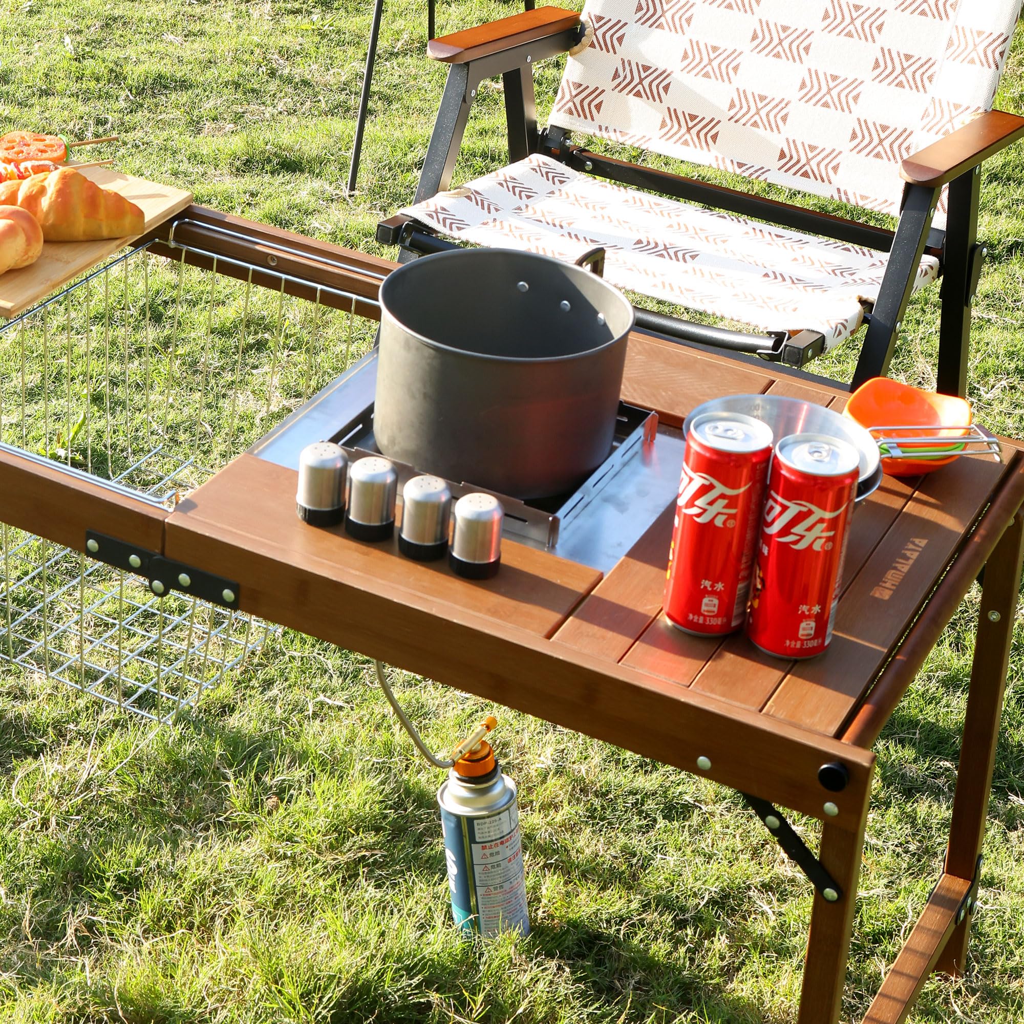 喜马拉雅 Camping Kitchen Table, Small Outdoor Camping Kitchen