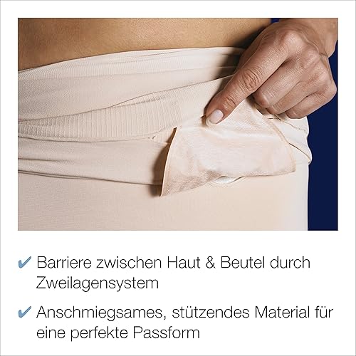 Miniatura 4 de StomaSafe Plus - Luz de soporte para ostomíahernia de TYTEX (blanco, ML), circunferencia de cadera de 41-12" - 49-12"