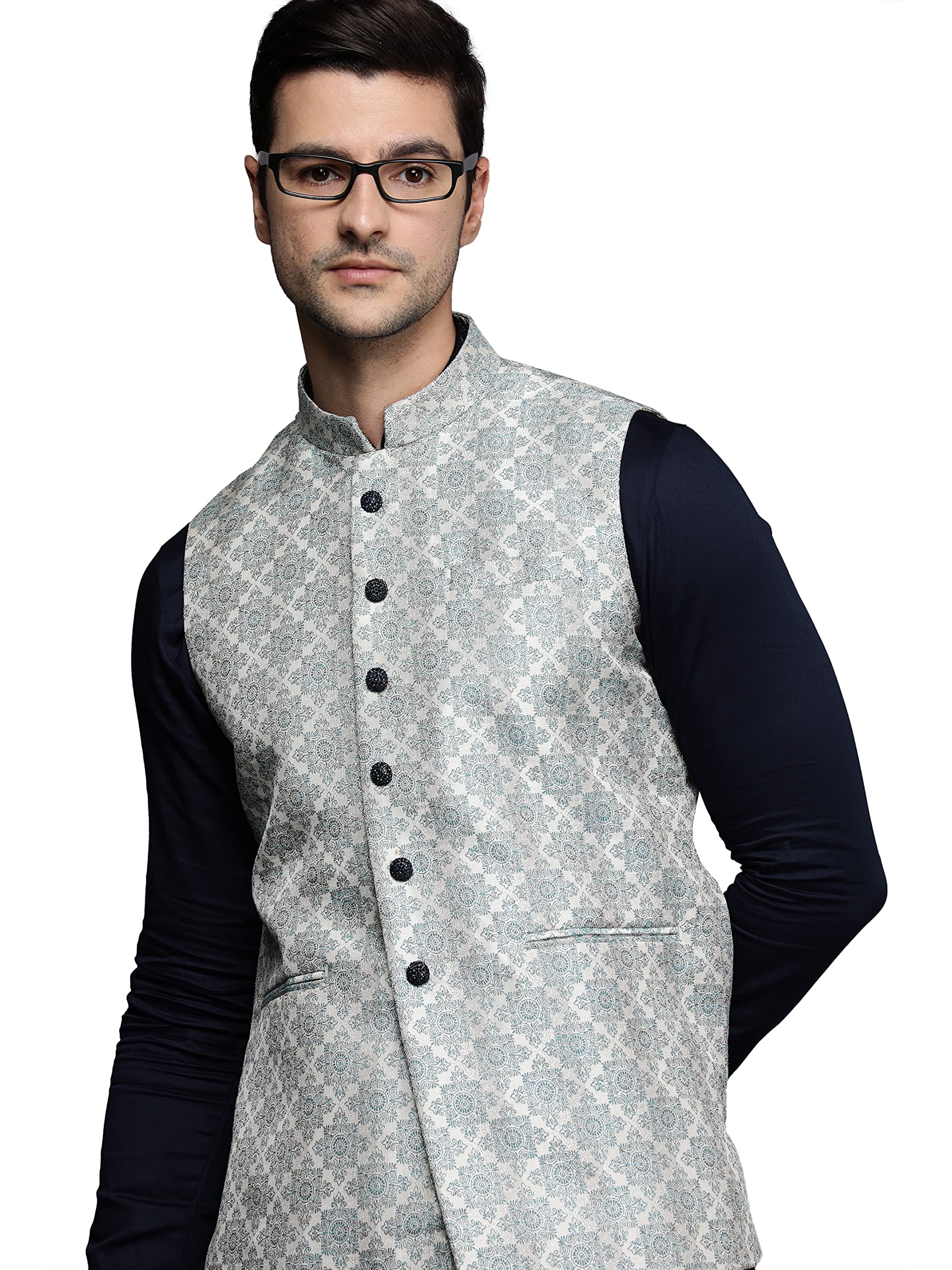 manyavar Men Men's Nehru Jacket-picture-13