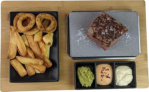 Miniatura 33 de Black Rock Grill Steak On The Stone - Juego de piedra de cocina de lava para parrilla Hot Rock (un juego estándar)