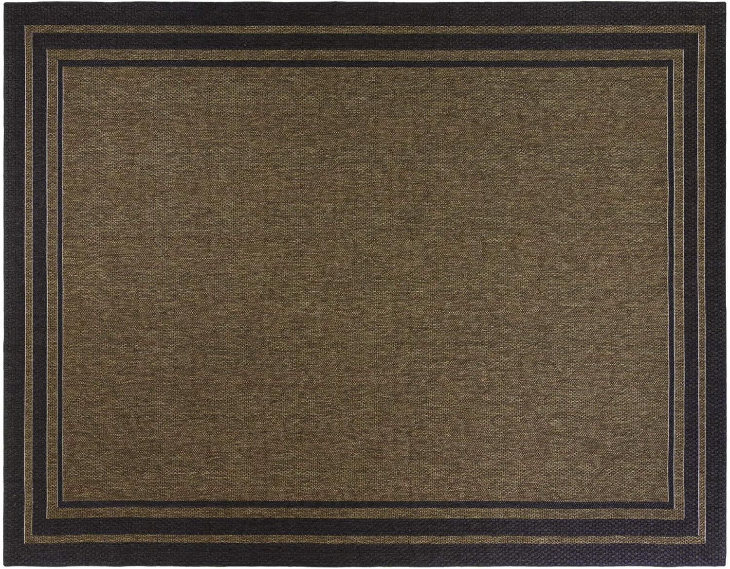 Gertmenian Prime Seneca Contemporary Outdoor Furniture Rug, 9x9 Square, Beige Gray