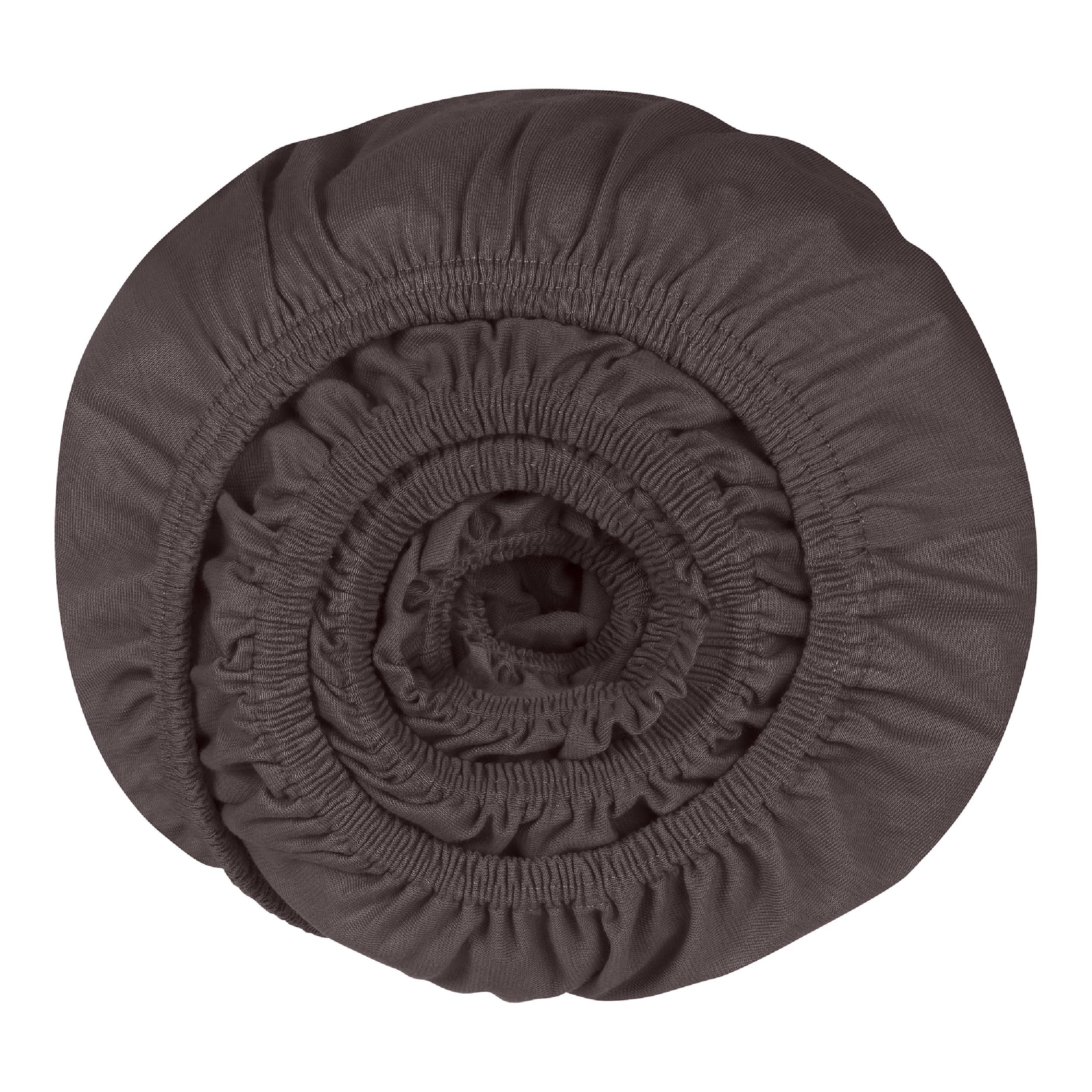 Schiesser Spannbettlaken Finni - Feinbiber - 180 x 200 cm - Dunkelgrau