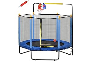 Qaba Premium 4.5ft Trampoline for Kids