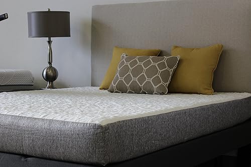 Miniatura 2 de Colchón de espuma viscoelástica de gel de grafito para dormir de 8 pulgadas, tamaño Queen corto de 8 pulgadas (60 x 75 pulgadas), con funda elástica