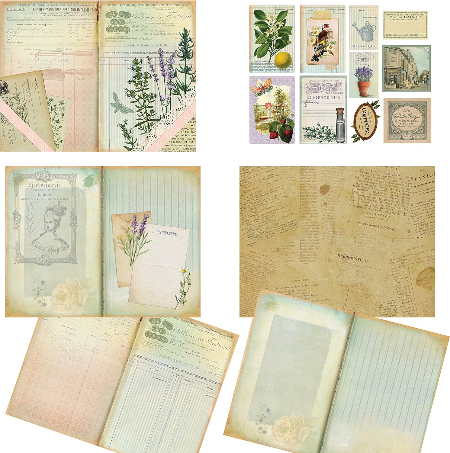 Herbs Junk Journal Kit - EZ Journal 7101