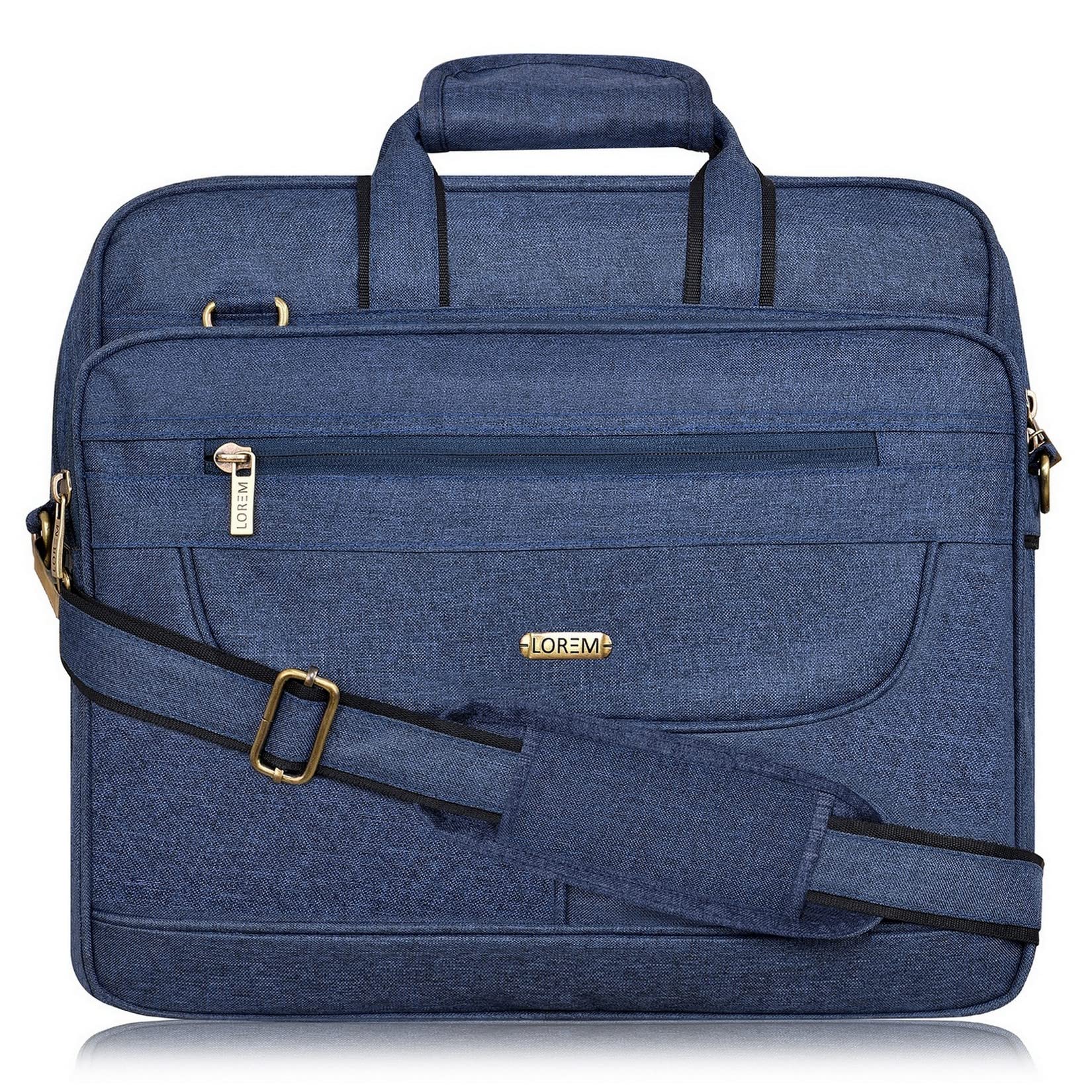 LOREM Blue Linen 28L Laptop Messenger Bag for Men BG24-UFBG (B0B58RLT5H) Amazon Price History, Amazon Price Tracker