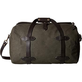 filson weatherproof leather duffle