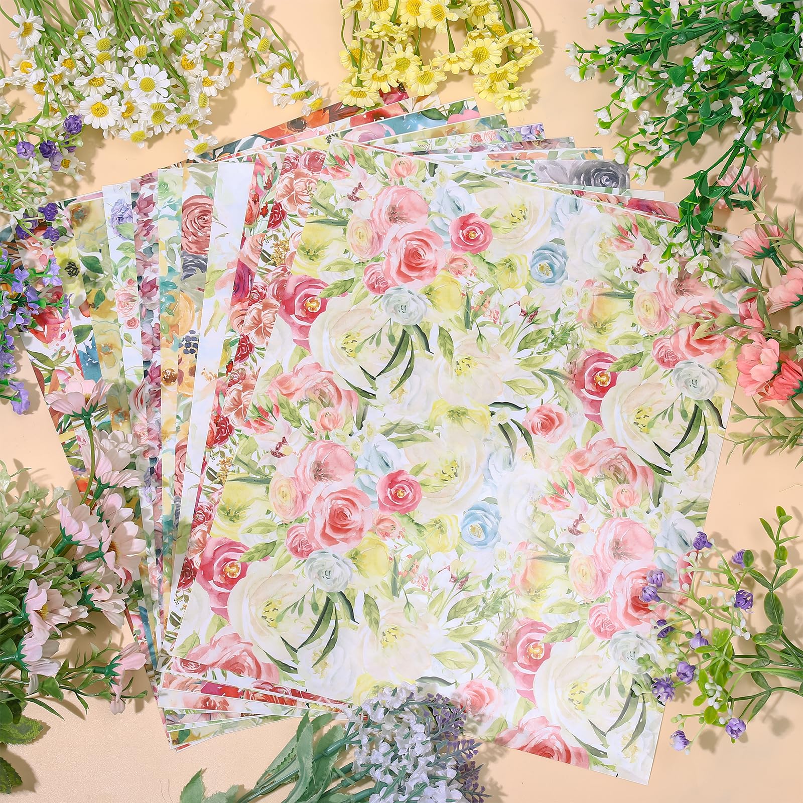 Diy Clothing Decals 12-Pack Small Flower Iron On Decals - Heat Transfer ...