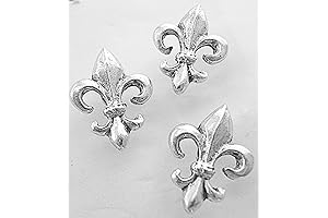 Fleur De Lis Decorative Push Pins, 15-Piece Set