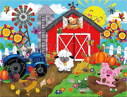 Miniatura 5 de Ceaco - Paquete múltiple 3 en 1 - Granja - (3) rompecabezas de 48 piezas