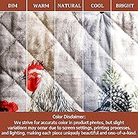 Vista 6 de Maison d' Hermine - Guante de horno doble de 7 x 13 pulgadas, con bucle, 100 % algodón, resistente al calor, cocinar, sartenes, hornear, microondas