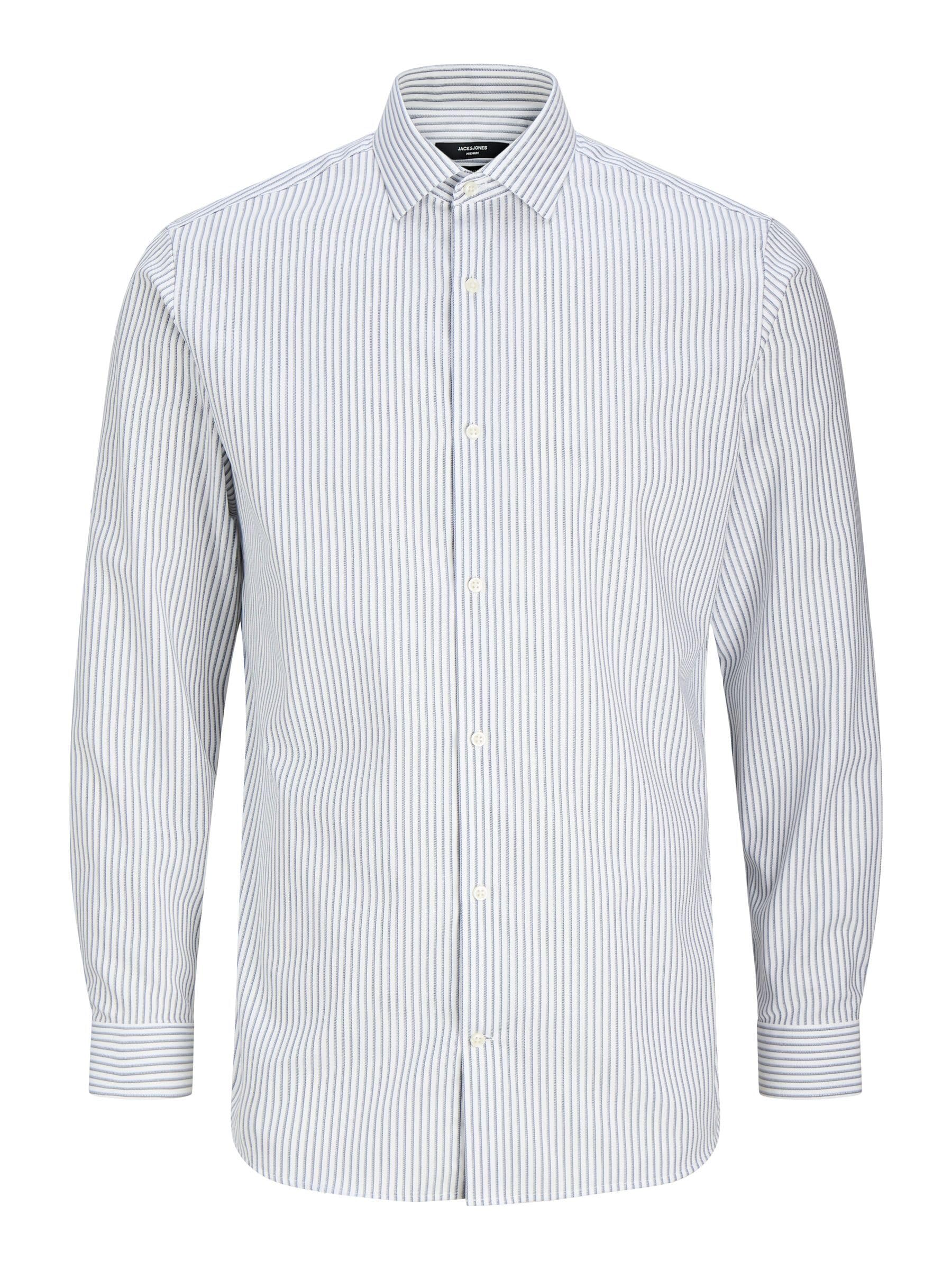 JACK & JONES Jprblaparker Shirt L/S Noos Faded Denim